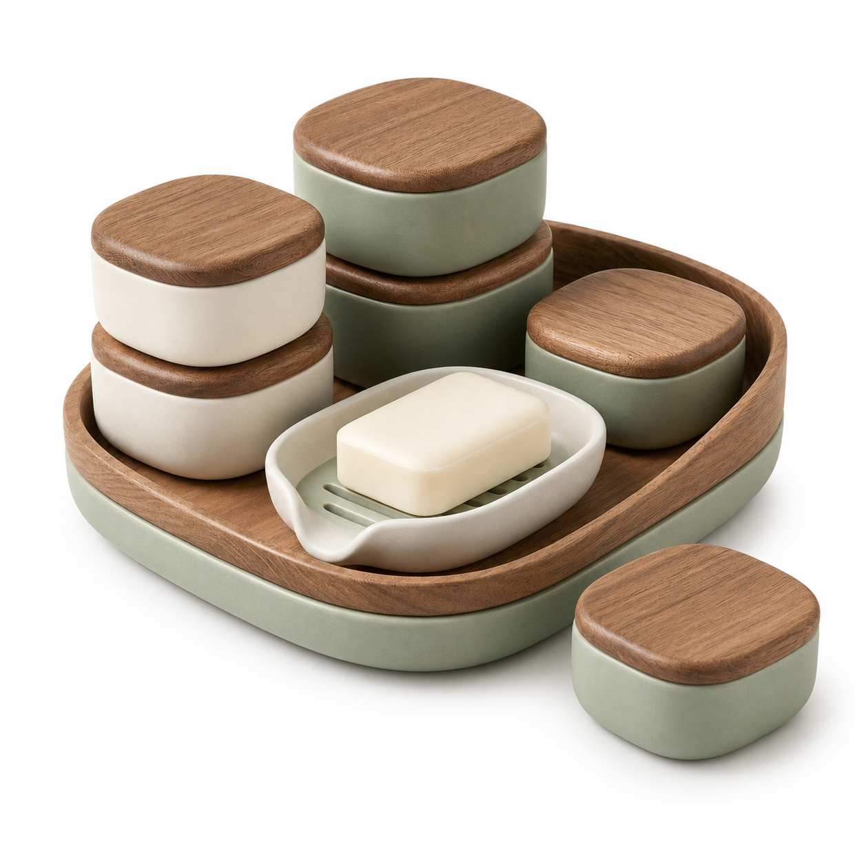 YsdnSdv™ Zen Travel Kit – Modular Packable Toiletry Organizer Set product view
