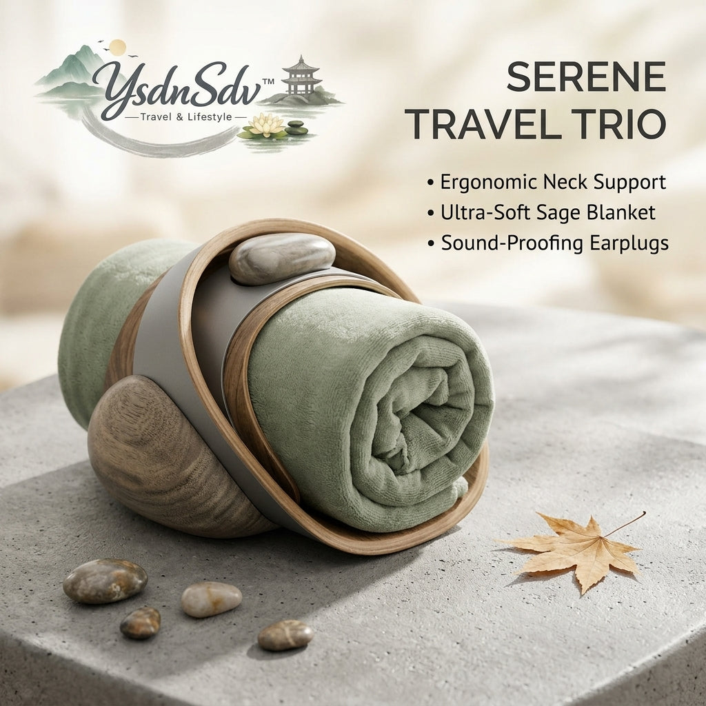 YsdnSdv™ Serene Travel Trio lifestyle view