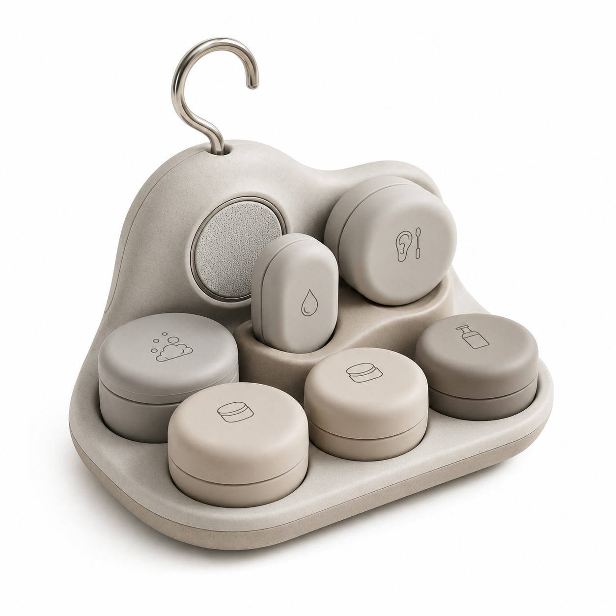 YsdnSdv™ Modular Travel Toiletry Organizer with Hanging Hook product view