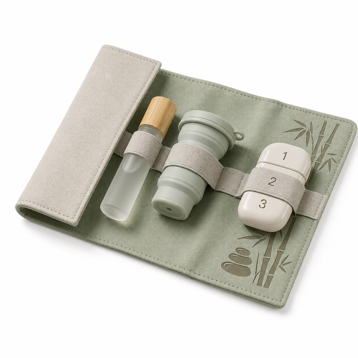YsdnSdv™ Zen Travel Kit – Compact Multi-Use Travel Organizer product view